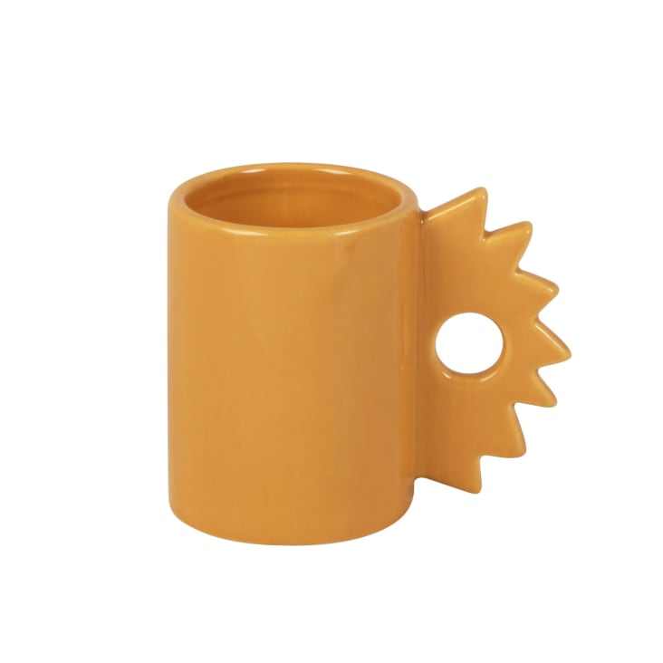 Maisons du Monde Positano - Vela perfumada en tarro de cerámica amarilla