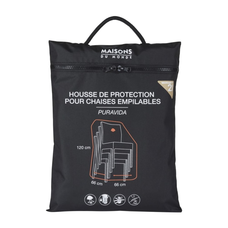 Maisons du Monde Puravida - Funda de protección para sillas de jardín apilables Alt.120/80