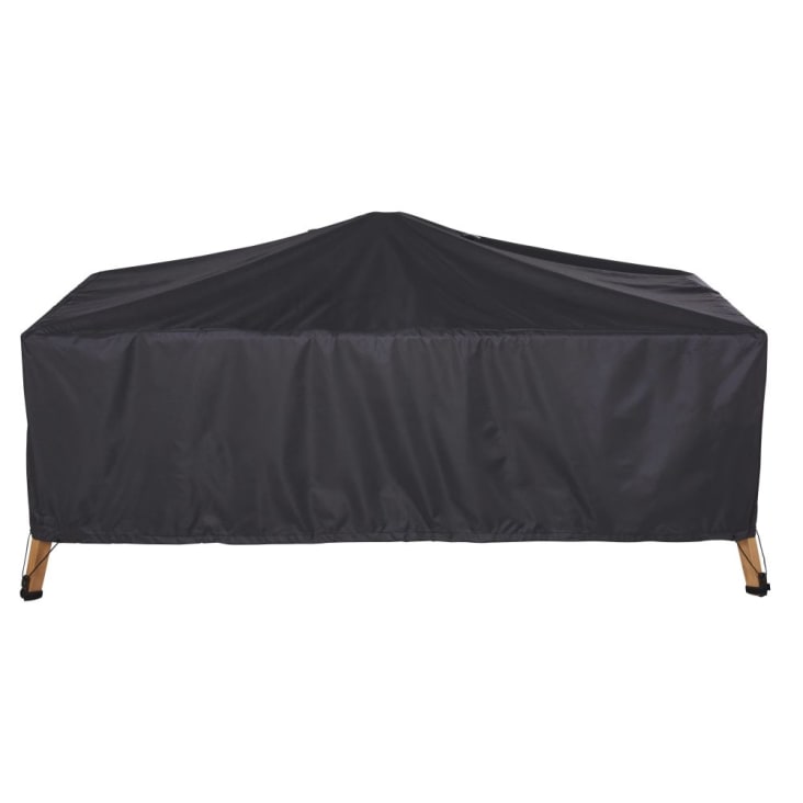 Maisons Du Monde Puravida - Funda Protectora Para Mesa De Jardín Rectangular En Negro L. 200