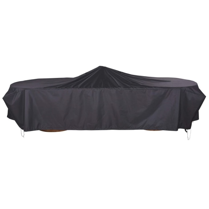 Maisons Du Monde Puravida - Funda Protectora Para Mesa De Jardín Rectangular En Negro L. 310