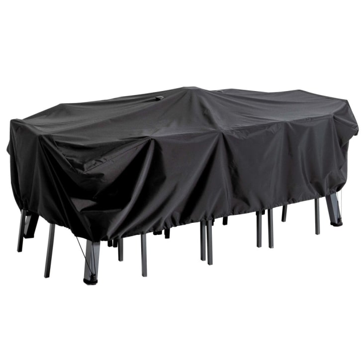 Maisons Du Monde Puravida - Funda Protectora Para Mesa De Jardín Rectangular En Negro L. 240