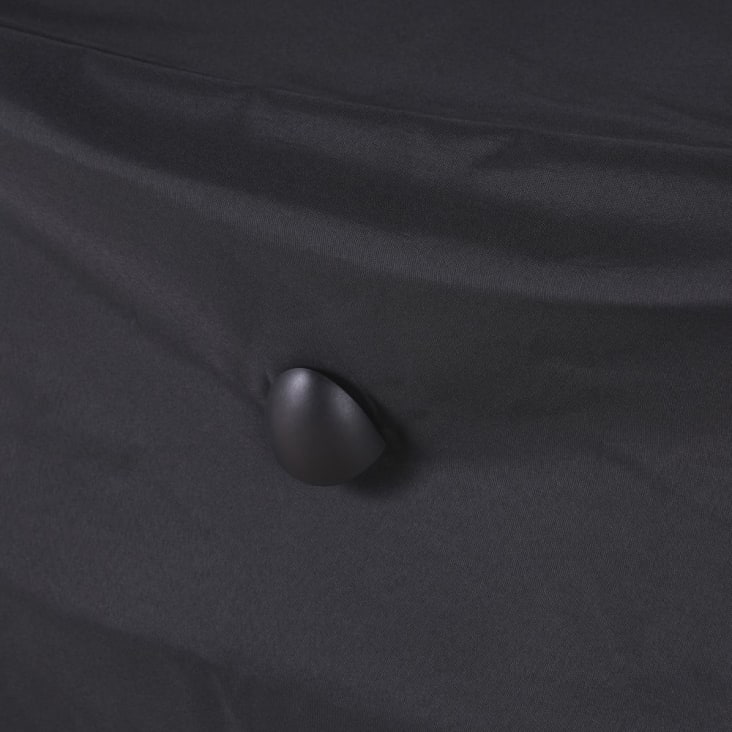 Maisons Du Monde Puravida - Funda Protectora Para Salón De Jardín Esquinero En Negro 275 X 95 X 70