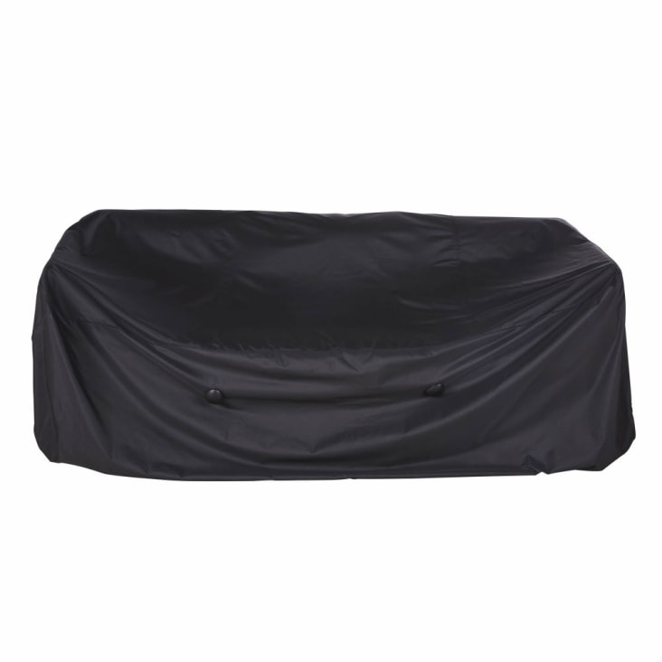 Maisons Du Monde Puravida - Funda Protectora Para Sofá De Jardín De 2 Plazas En Negro