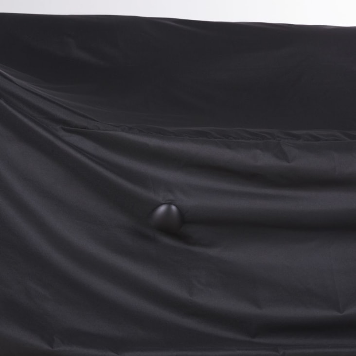 Maisons Du Monde Puravida - Funda Protectora Para Sofá De Jardín De 2 Plazas En Negro