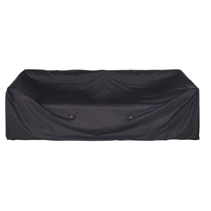 Maisons Du Monde Puravida - Funda Protectora Para Sofá De Jardín De 3 Plazas En Negro
