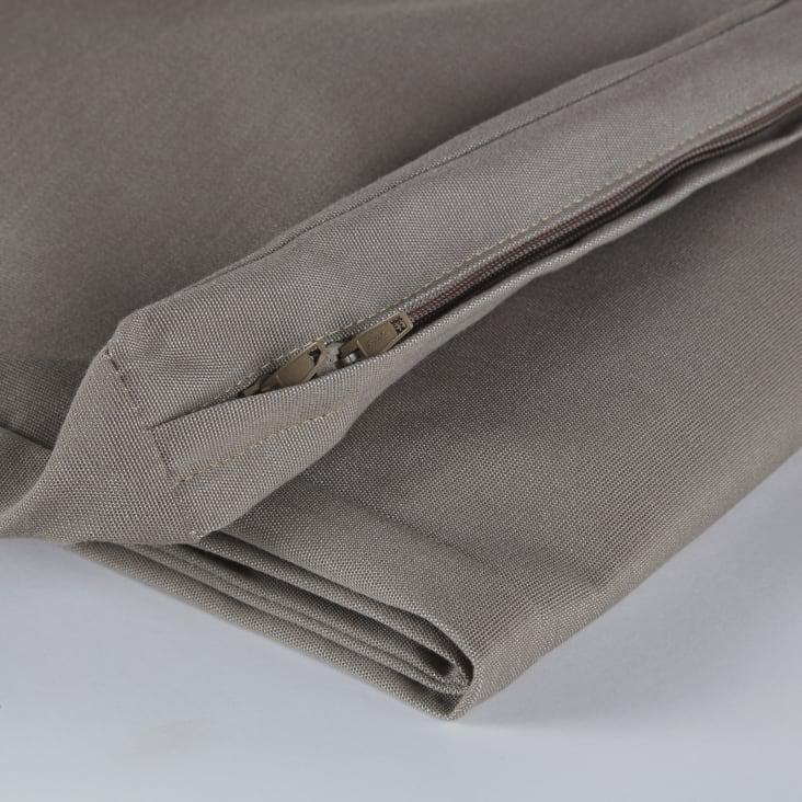 Maisons du Monde Relax - Funda de cojín de tela reciclada de color topo para sofá RELAX