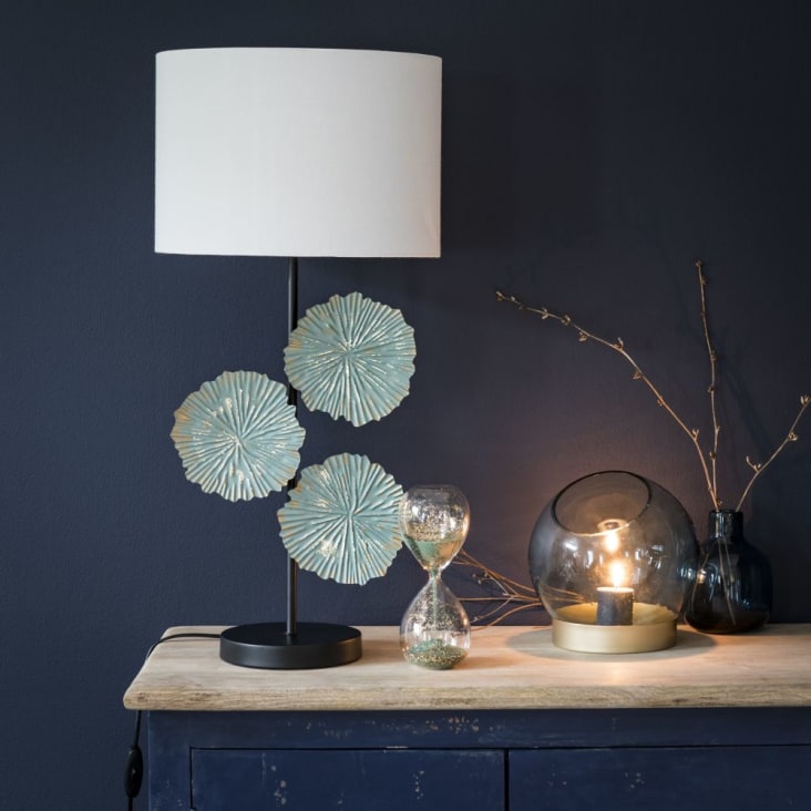 Maisons Du Monde Reloj De Arena Verde Y Dorado De Cristal