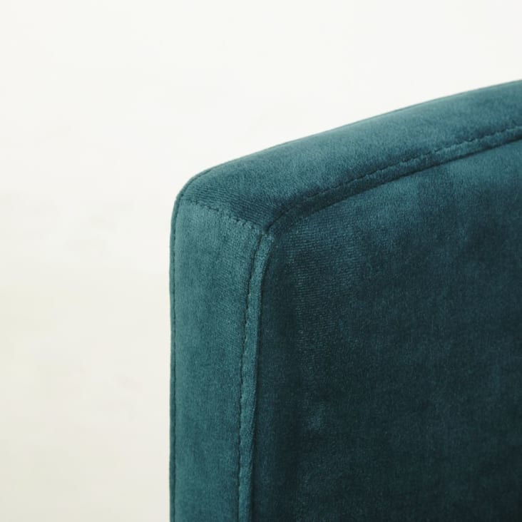 Maisons Du Monde Requiem - Sillón Vintage De Terciopelo Azul Pato