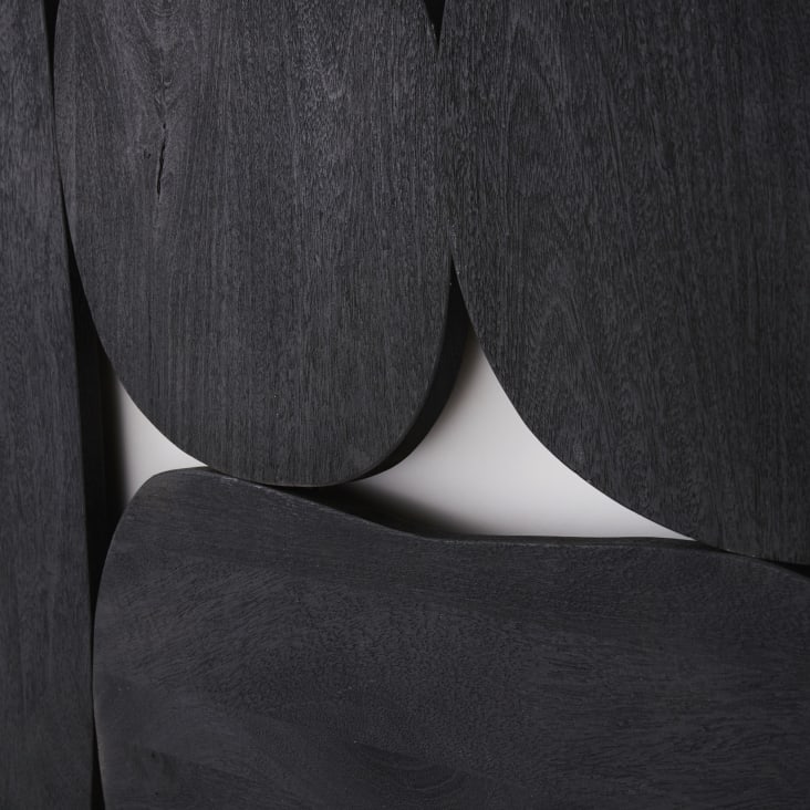Maisons Du Monde Rhea - Formas Para Decorar La Pared De Madera De Mango De 85x124 Cm