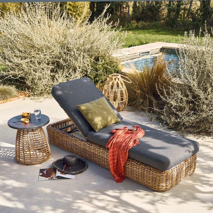 Maisons Du Monde Río Claro - Portavelas De Bambú Beige