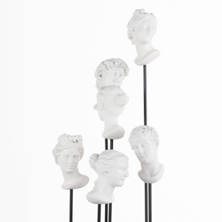 Maisons Du Monde ROMA - Campana De Cristal Con Bustos Blancos