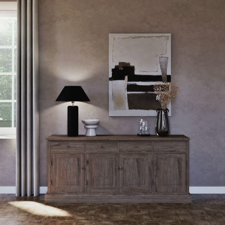 Maisons Du Monde ROMA - Campana De Cristal Con Bustos Blancos