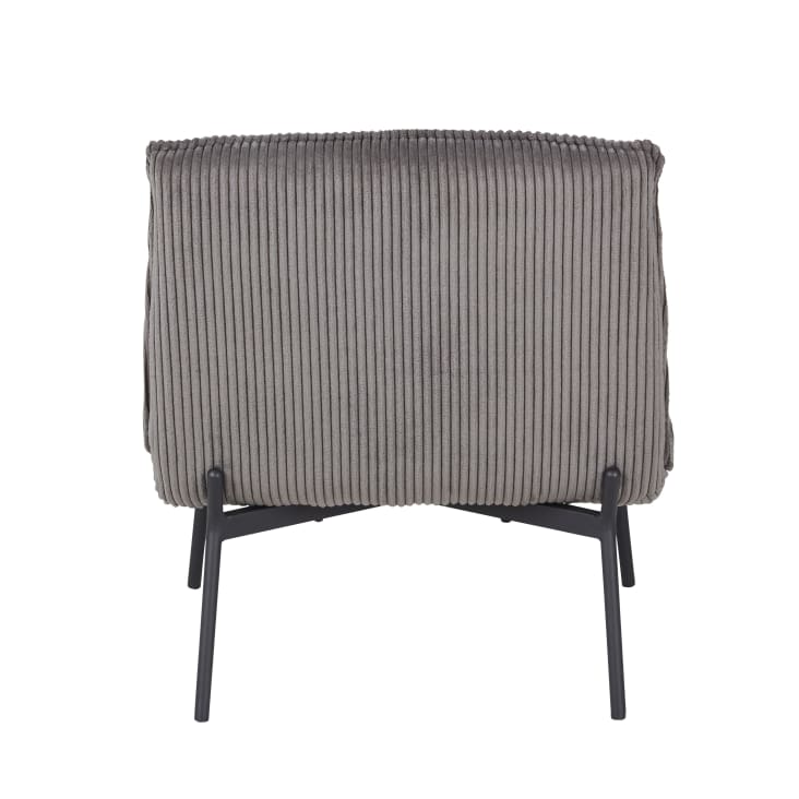 Maisons Du Monde Samir - Sillón De Pana Gris Antracita