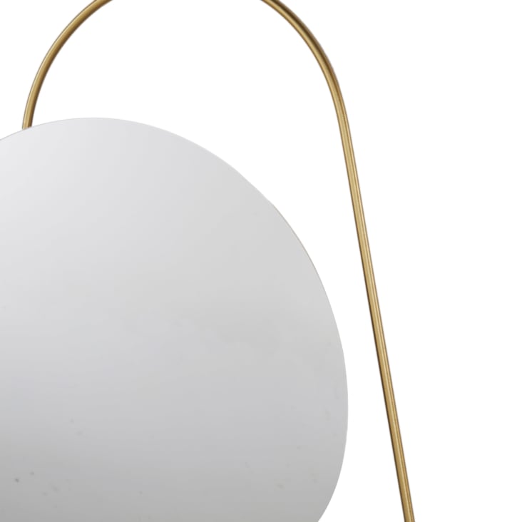 Maisons Du Monde SAMUEL - Decoración De Pared De Metal Dorado Y Espejos 123 X 119