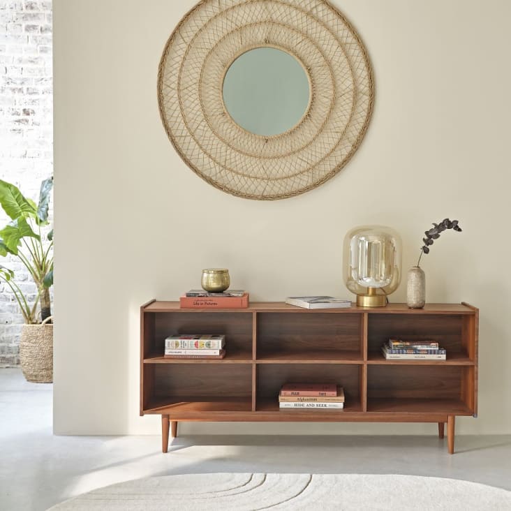 Maisons Du Monde SANREMO - Lámpara Estilo Bombilla De Cristal Y Metal Dorado