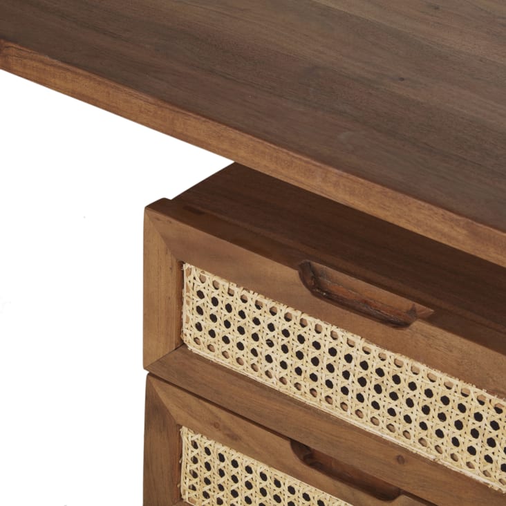 Maisons Du Monde Santa Fe - Escritorio De Madera Maciza De Acacia