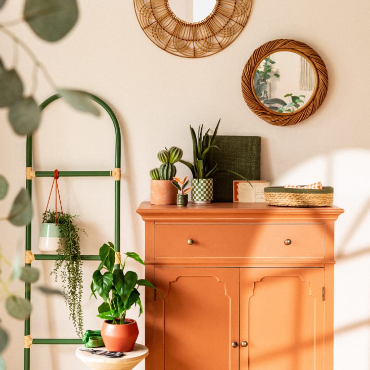 Maisons Du Monde Selena - Aparador De 2 Puertas Color Terracota