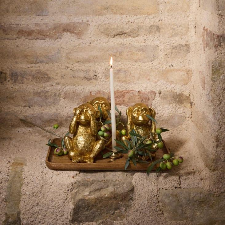 Maisons Du Monde Set De 10 Velas Largas Finas Blancas