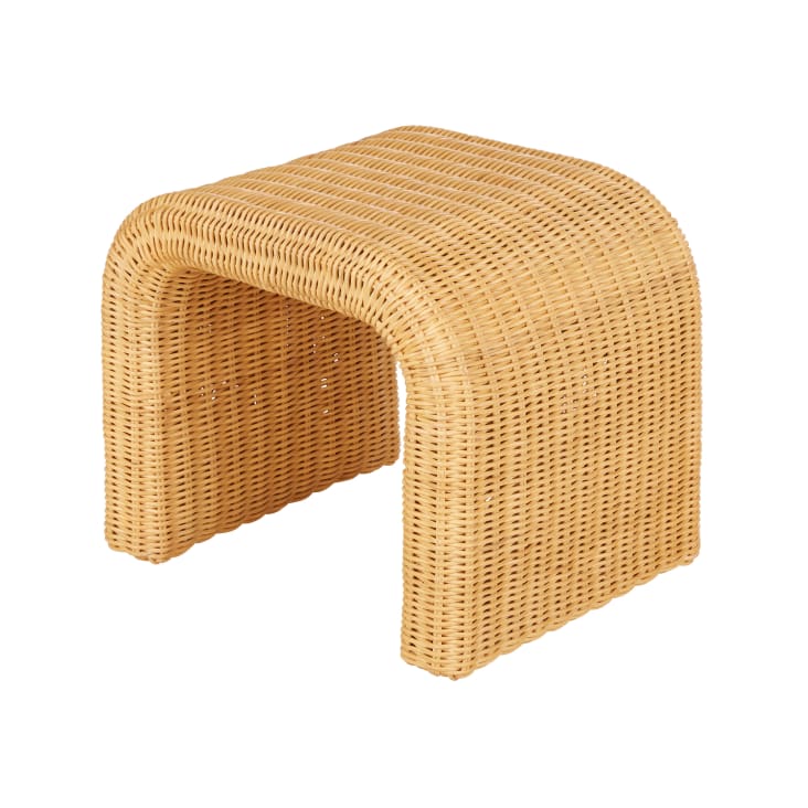 Maisons Du Monde Shanya - Taburete / Mesa Auxiliar De Ratán