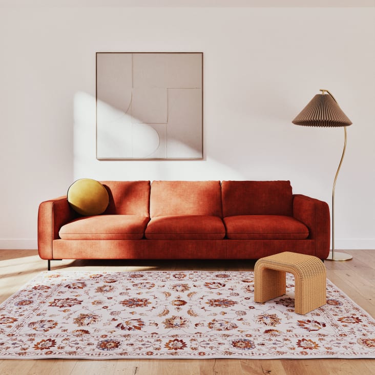 Maisons Du Monde Shanya - Taburete / Mesa Auxiliar De Ratán