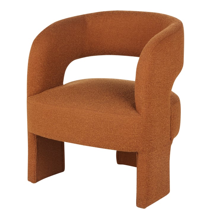 Maisons du Monde Sheep - Sillón de 3 patas de tela color caramelo