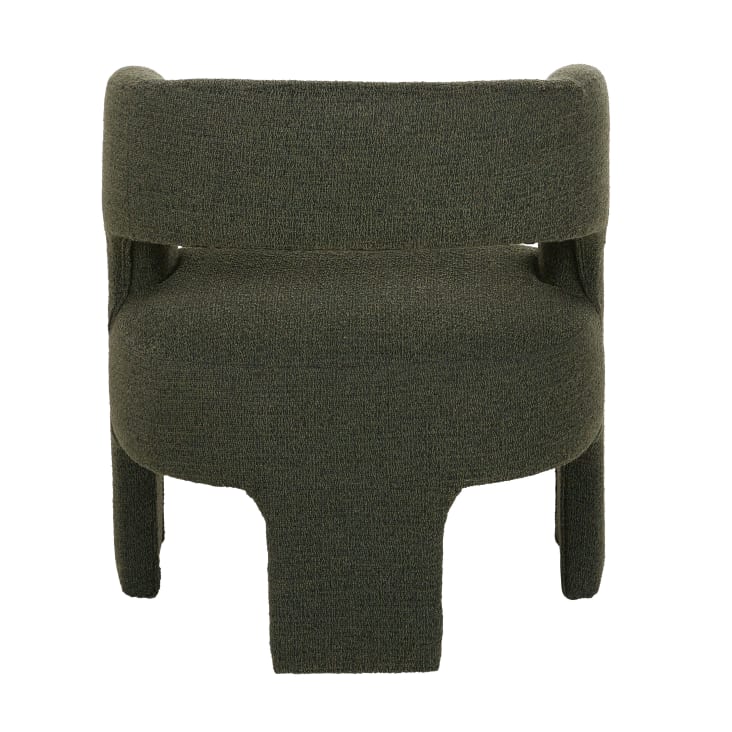 Maisons Du Monde Sheep - Sillón De 3 Patas De Tela Verde