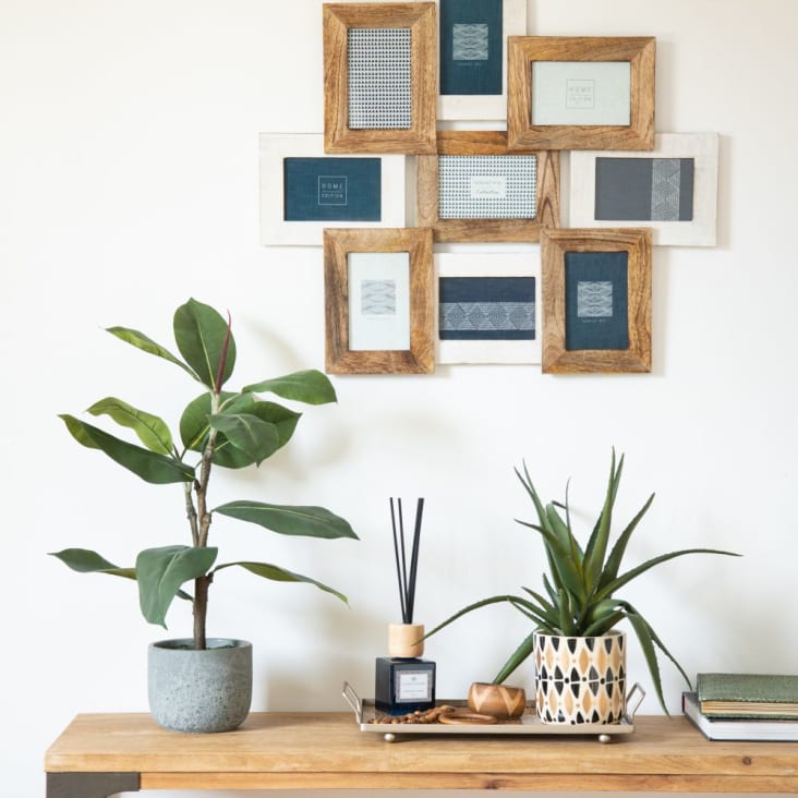 Maisons Du Monde SHIRAN - Marco Multivistas Bicolor Para 9 Fotos 65x57