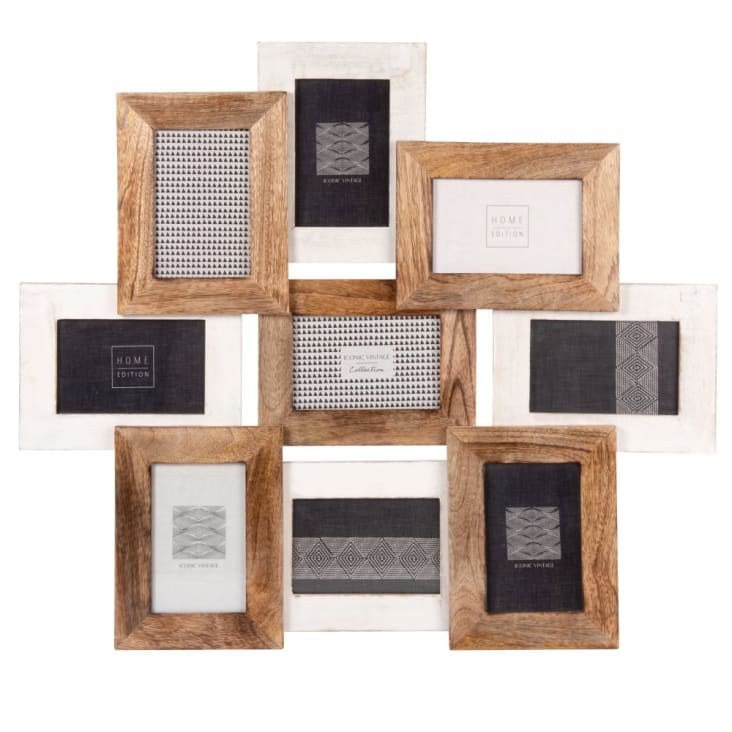 Maisons du Monde SHIRAN - Marco multivistas bicolor para 9 fotos 65x57