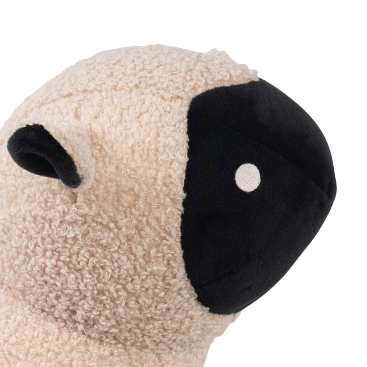 Maisons Du Monde Simon - Oveja De Peluche Negro Y Blanco