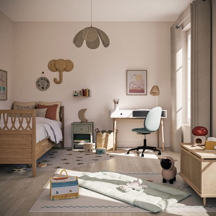 Maisons Du Monde Simon - Oveja De Peluche Negro Y Blanco