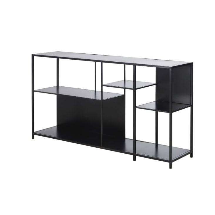 Maisons Du Monde Simply - Estantería Baja De Metal Fino Negro
