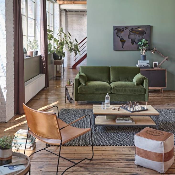 Maisons Du Monde SIRIUS - Lámpara Articulada De Metal Dorado Con Efecto Envejecido Y Mango