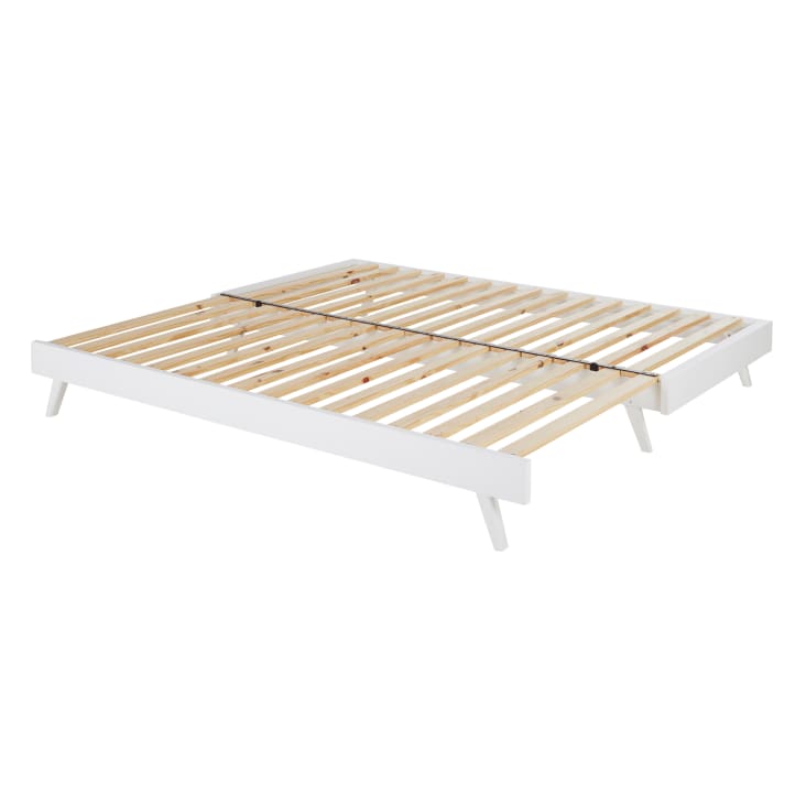 Maisons Du Monde Sixties - Cama Extensible Blanco 90x200/180x200