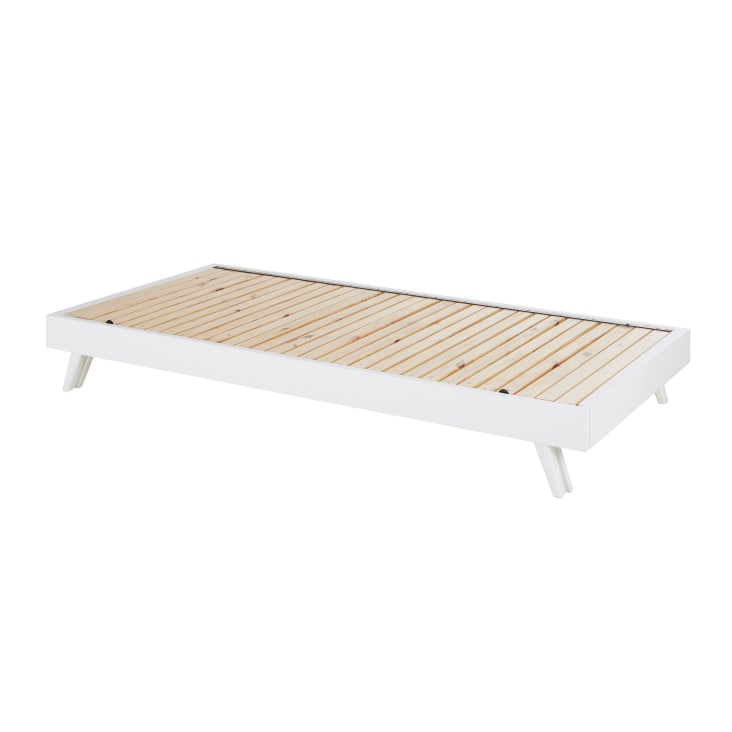 Maisons Du Monde Sixties - Cama Extensible Blanco 90x200/180x200