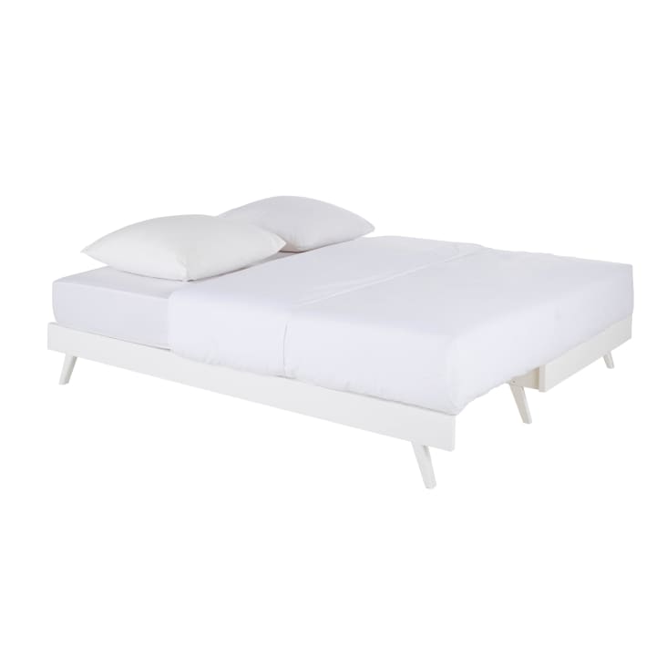 Maisons Du Monde Sixties - Cama Extensible Blanco 90x200/180x200
