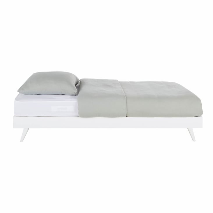 Maisons du Monde Sixties - Cama extensible blanco 90x200/180x200