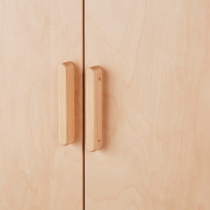 Maisons Du Monde Sloan - Armario Cabaña De 2 Puertas 4 Estantes Y 1 Cajón