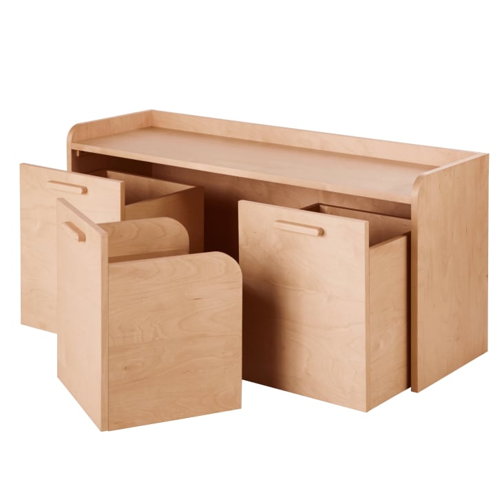 Maisons Du Monde Sloan - Escritorio Infantil Completo Con Espacio De Almacenamiento