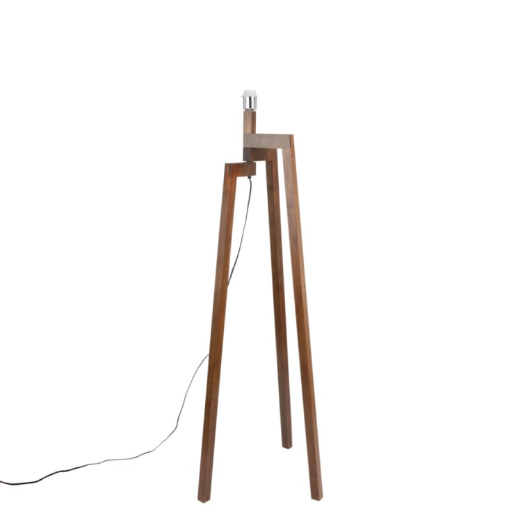 Maisons Du Monde So Me - Pie De Lámpara De Hevea Oscuro Alt.132