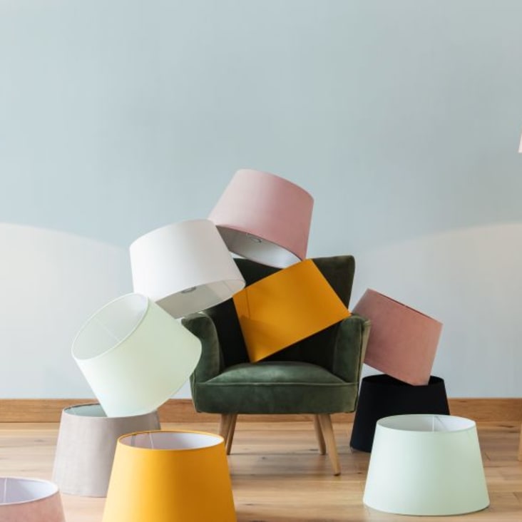 Maisons Du Monde So Me - Pie De Lámpara De Hevea Oscuro Alt.132