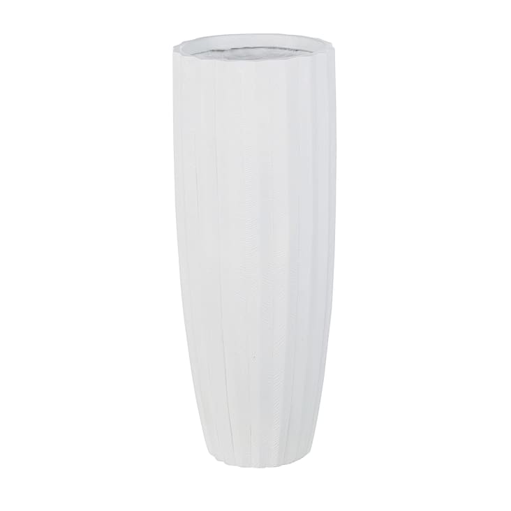 Maisons du Monde Sobat - Jarrón grande blanquecina Alt.80