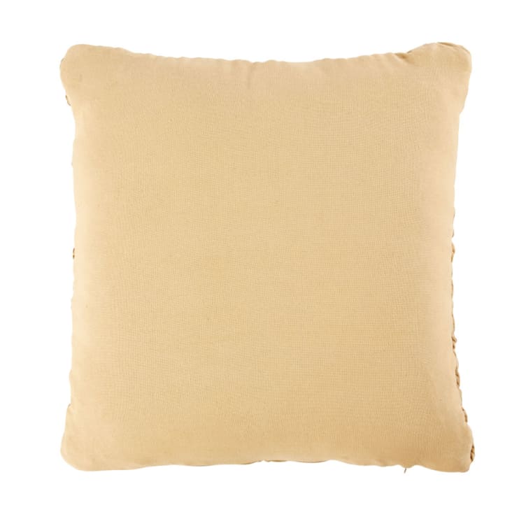 Maisons Du Monde SOLAIRE - Cojín Tejido De Yute Y Algodón En Beige 45x45