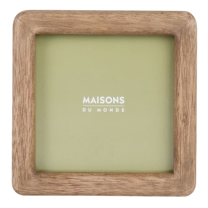 Maisons du Monde SOLIA - Lote de 2 - Marco de fotos de madera de hevea 10 x 10
