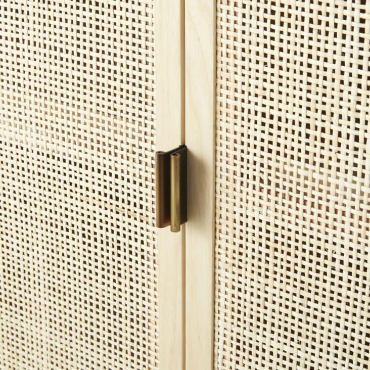 Maisons Du Monde Solstice - Aparador De 2 Puertas Enrejado De Mimbre