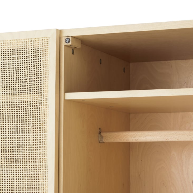 Maisons Du Monde Solstice - Armario De Ratán Trenzado Con 2 Puertas