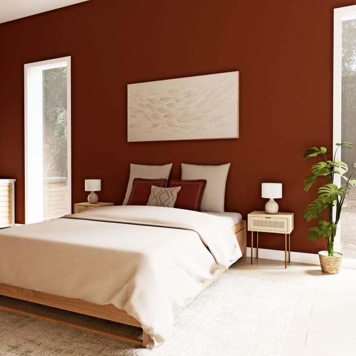 Maisons Du Monde Solstice - Mesita De Noche Con 1 Cajón De Rejilla De Ratán