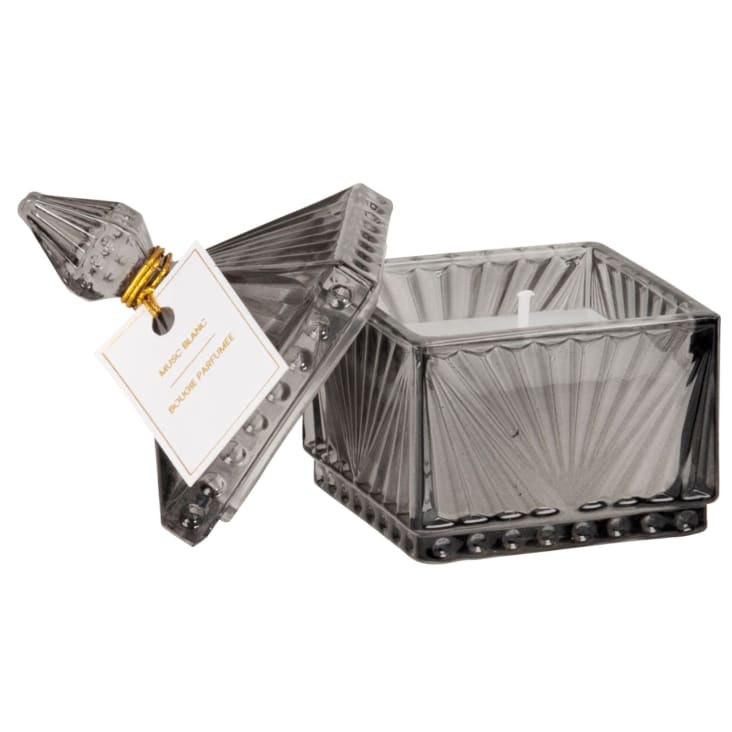 Maisons Du Monde Sophy - Vela Perfumada En Tarro De Cristal Gris Antracita