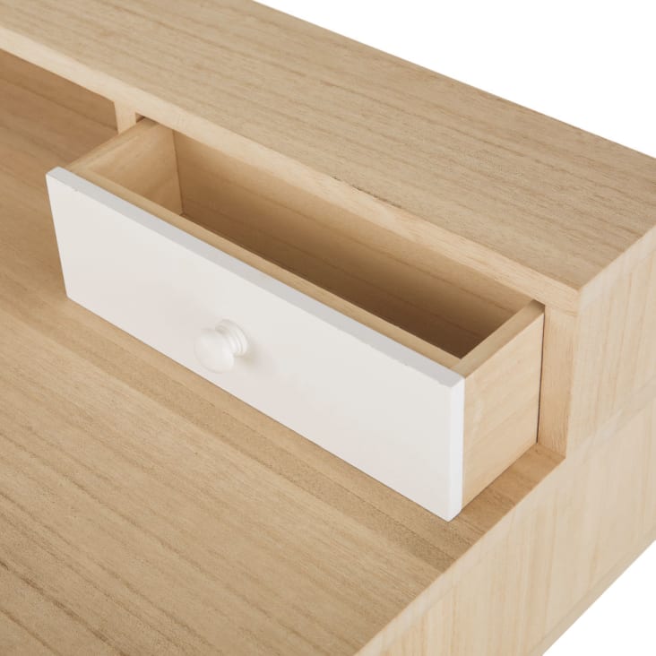 Maisons Du Monde Spring - Escritorio De 3 Cajones Color Blanco