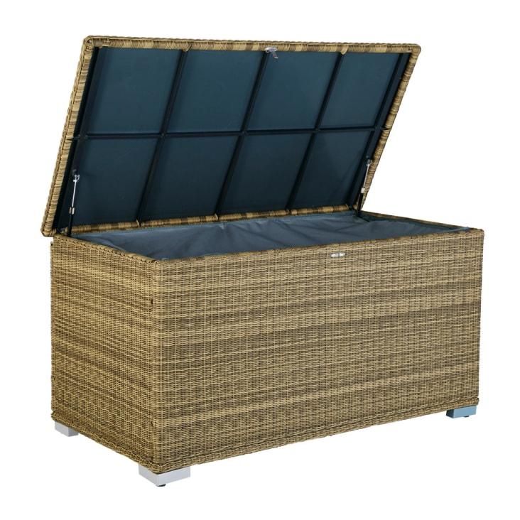 Maisons Du Monde St Raphaël - Baúl De Jardín De Resina Trenzada