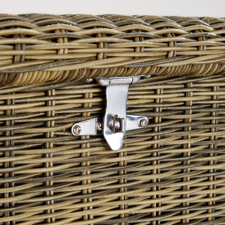 Maisons Du Monde St Raphaël - Baúl De Jardín De Resina Trenzada